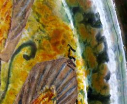 très beau plat décor coq