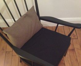 Fauteuil Baumann noir