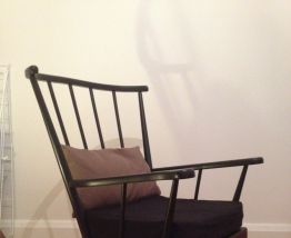 Fauteuil Baumann noir