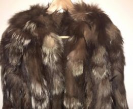 Manteau en fourrure années 80