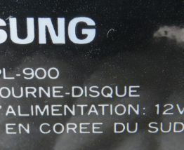 Platine tourne-disque