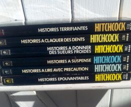 Lot de 6 volumes Alfred Hitchcock 