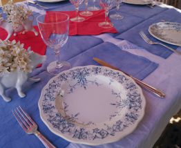 6 Assiettes en Moustiers