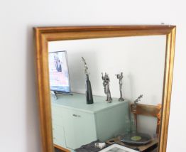 Très Grand miroir ancien doré années 60/70 vintage