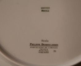  Assiettes Porcelaine de Limoges 