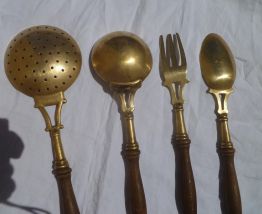 lot de 4 ustensiles cuisine  vintages anciens