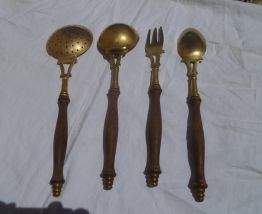 lot de 4 ustensiles cuisine  vintages anciens