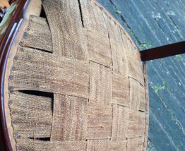 Fauteuil d'époque Louis Philippe en Acajou