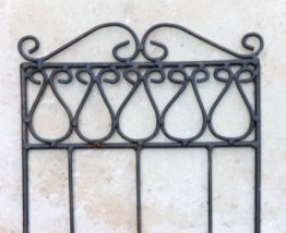 2 petites panières en fer forgé