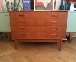 Commode enfilade vintage scandinave ou meuble sous vasque