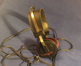  Vintage Sansui Dynamic Stereo Headphones Ss-l3 RARE 