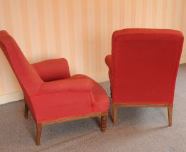 Duo de bergères rouges