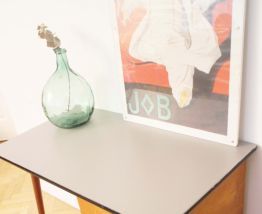 Bureau vintage scandinave pieds compas 70's