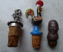 lot  de  3  anciens  bouchons