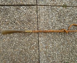 chausse pied  en  bambou vintage