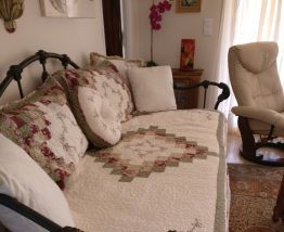 canapé-lit américain en fer forgé