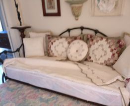 canapé-lit américain en fer forgé