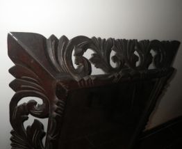 ancien grand miroir bizote 