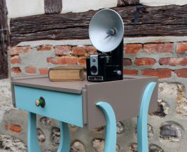 Paire de chevets vintage 60’’, tables d’appoint, bouts de canapé…