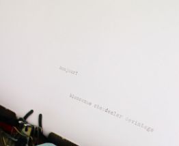 Machine à écrire Brother de Luxe 1960's