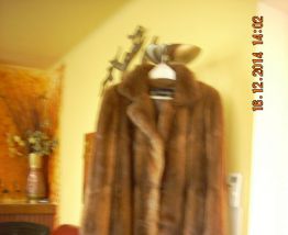 Manteau fourrure rat d'Amérique