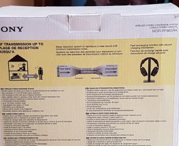 Sony MDR-RF865RK Casque TV sans fil UHF - Noir