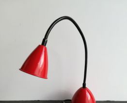 lampe vintage rouge