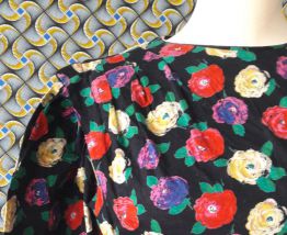 Magnifique robe vintage à fleurs marque Ungaro