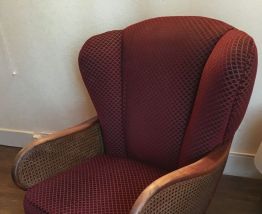 2 bergères /fauteuils cannés