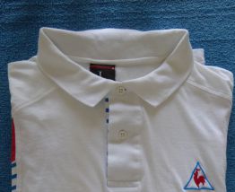 Polo blanc (M) neuf du COQ SPORTIF vintage 1990 (TBE)