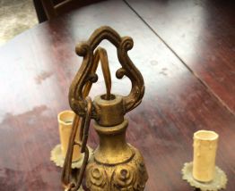 Lustre en bronze 