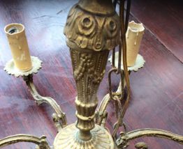Lustre en bronze 
