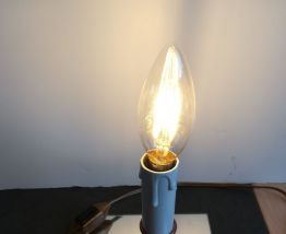 Lampe en laiton bombé en cuivre