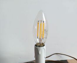 Lampe en laiton bombé en cuivre