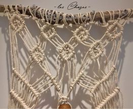 Macramé suspension de tableau