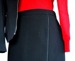 Jupe noire Elisabeth Hillert Paris, taille 40