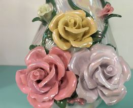 Vase à fleurs en porcelaine