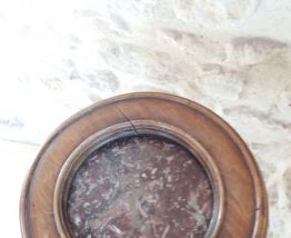 selette marbre et bois