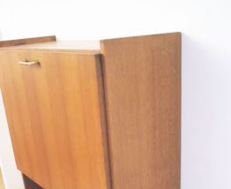 Petit Secrétaire bureau vintage années 60 style Pierre Guariche