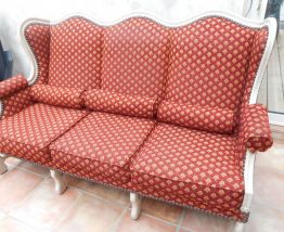 Canapé fixe en tissus