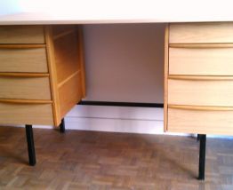 Bureau vintage bois formica style guariche