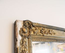 Grand Miroir VINTAGE Doré style Empire 