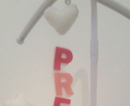 Mobile musical rotatif personnalisable prénom 