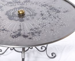 Table basse upcycling  d'inspiration industrielle - Ryad