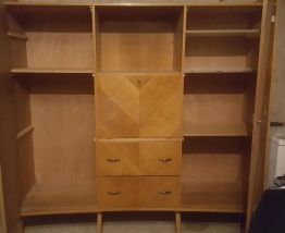 Armoire avec secrétaire années 60