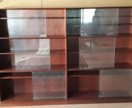 biblioteque 1960 acajou