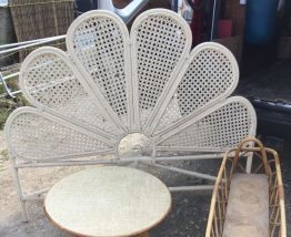 Jardinière en rotin