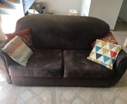 Canapé Club Cuir marron