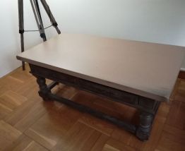 Table basse en chêne massif