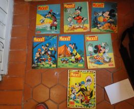 163 journaux de mickey des années 1957 à 1971